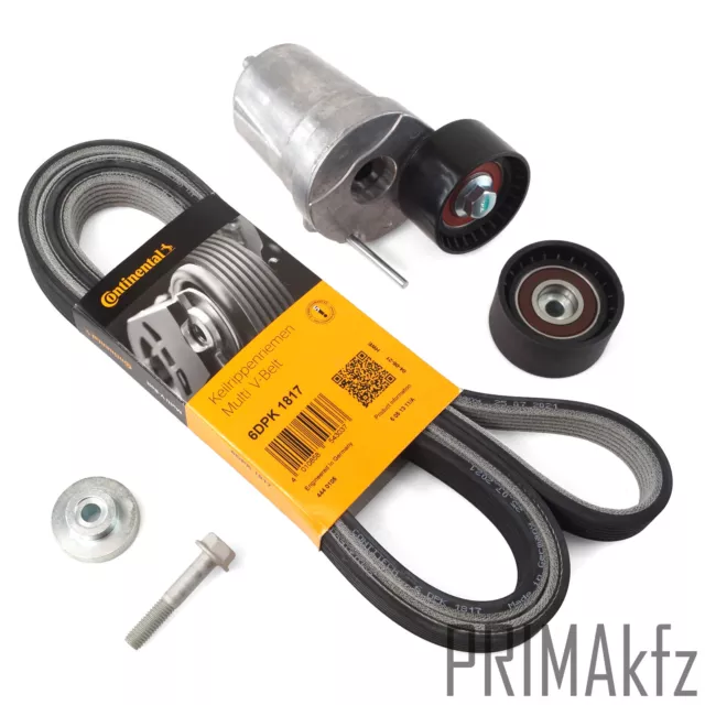 CONTI Keilrippenriemen + Rollensatz für BMW 1er 3er E60 E90 E81 E88 E61 X1 X3