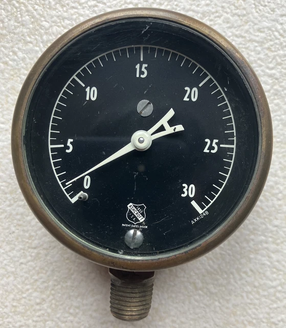 Vintage Ashcroft Steam Pressure Gauge FOR SALE! PicClick UK
