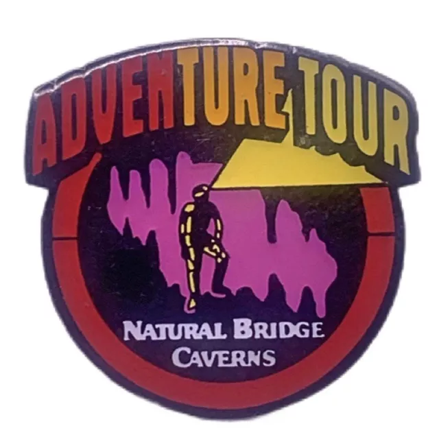 Natural Bridge Caverns Adventure Tour Texas Travel Souvenir Pin