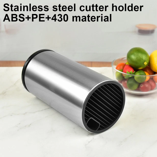 Forbici con fessure supporto universale acciaio inox facile da pulire rotondo