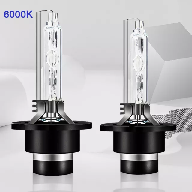 Set of 2 Pieces headlight bulbs HI or Low Beam D2S HID Xenon Type white