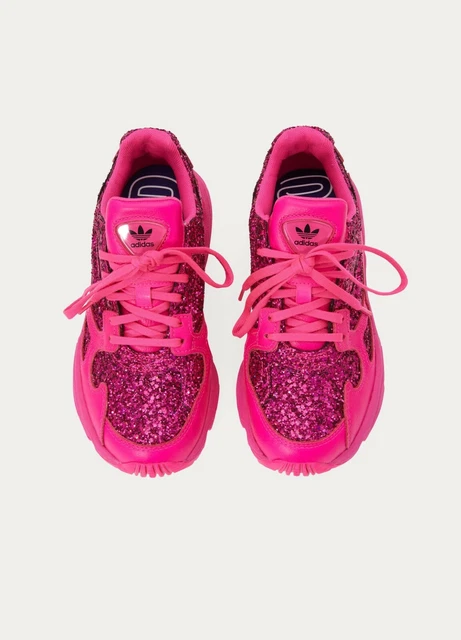 ADIDAS ORIGINALS Falcon Shock Pink Glitter Size 6 NIB PURCHASE FR PARIS $225.00 - PicClick