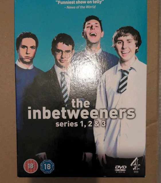 THE INBETWEENERS - Series 1-3 - Complete Boxset [DVD] - New and