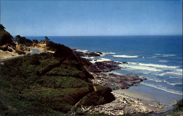 Cape Perpetua Park Oregon Coast OR ~ dated 1959