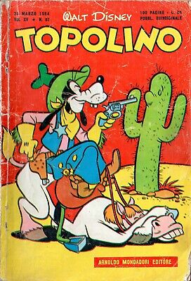 [460] TOPOLINO ed. Mondadori 1954 n. 87 stato Buono