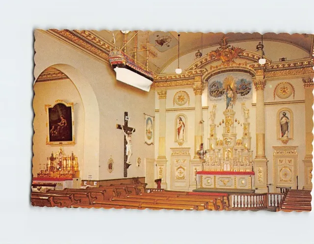 Postcard Interior of the Church, Notre-Dame-Des-Victoires, San Francisco, CA