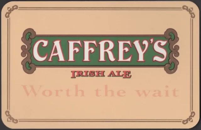 Playing Cards Single Card Old * CAFFREY’S IRISH ALE Brewery Beer Advertising Art