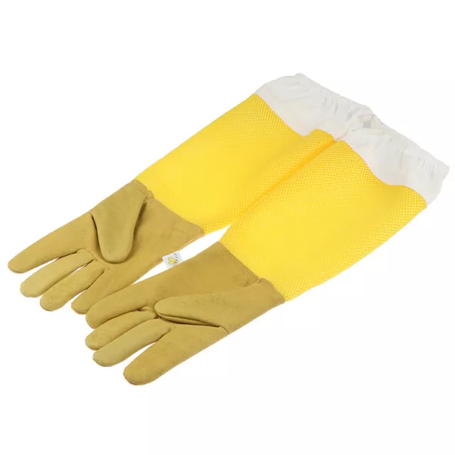 Beekeeping Gloves Goatskin Bee Keeping With Vented Beekeeper Long Glove ZR