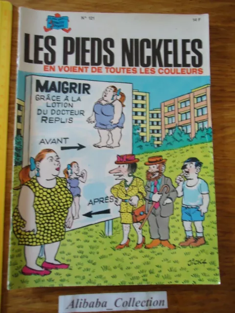 BD ** LES PIEDS NICKELES 121 EN VOIENT DE TOUTES LES COULEURS EO ** souple