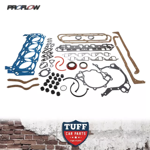 Proflow Full Engine Gasket Set Kit for Ford 351 Windsor V8 Falcon Mustang F100