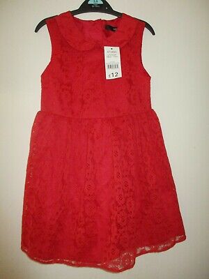 Lovely Red Dress 4-5 years by George