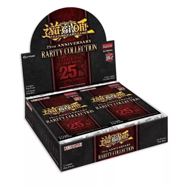 ANNIVERSARY Booster NEW! 1st Box 25TH RARITY Edition Yugioh COLLECTION