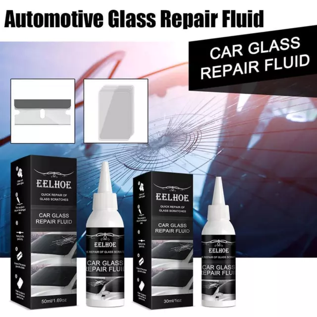 Car Glass Scratch Repair Fluid Agent Set DIY Auto Glass Repair Fluid Nano  Scratch Crack CrackResin Repair Agent Car Tools