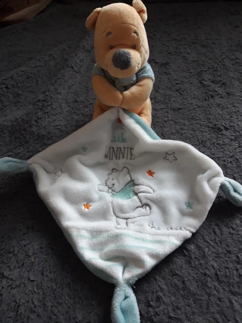 DPD/DOUDOU PELUCHE DISNEY BABY NICOTOY MOUCHOIR Little Winnie in the stars TBE