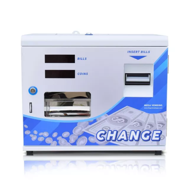 Coin Change Machine Single Hopper Bill Acceptor Validator changer 1$ 5$ 10$ &20$