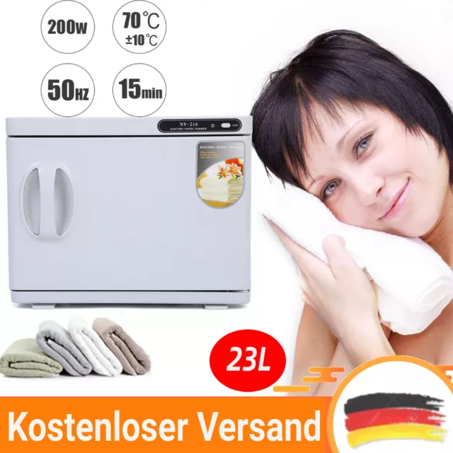 23L UV-Licht Handtuchwärmer Kompressenwärmer Kosmetik Handtuch Sterilisator