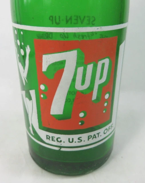 7OZ 7UP SEVEN Up Bottling Denver Colorado ACL green soda pop bottle