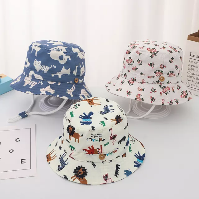 Cappello da sole secchio bambini bambina tesa larga spiaggia cappello di protezione solare