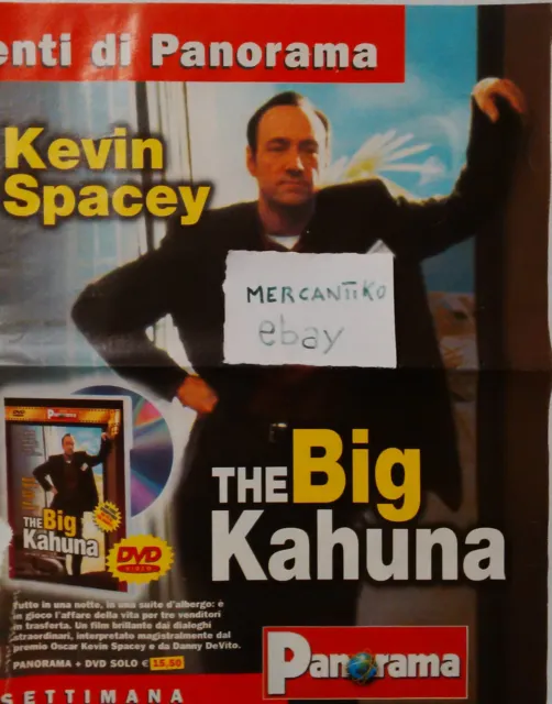 Kevin Spacey "The Big Kahuna" Poster Italian Clipping, Raro, Pubblicità Adv