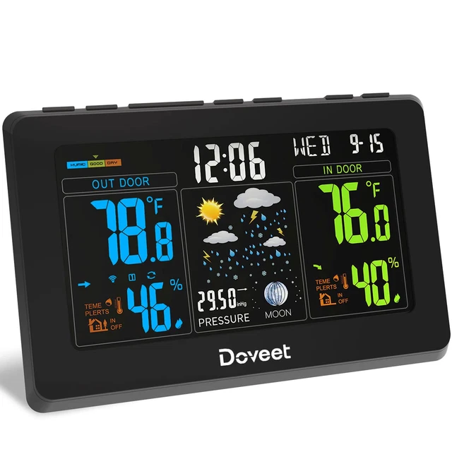 Weather Station With Outdoor Sensors Wireless Weather Stations Assorted Styles