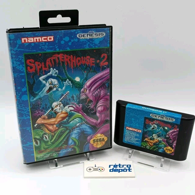 Splatterhouse 2 Sur Mega Drive – Version USA – Jeu Complet En Très Bon État