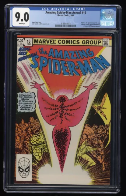 Amazing Spider-Man Annual #16 CGC VF/NM 9.0 Marvel 1982