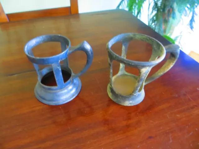 Vintage Beverage Glass Holders ,The Liquid On One