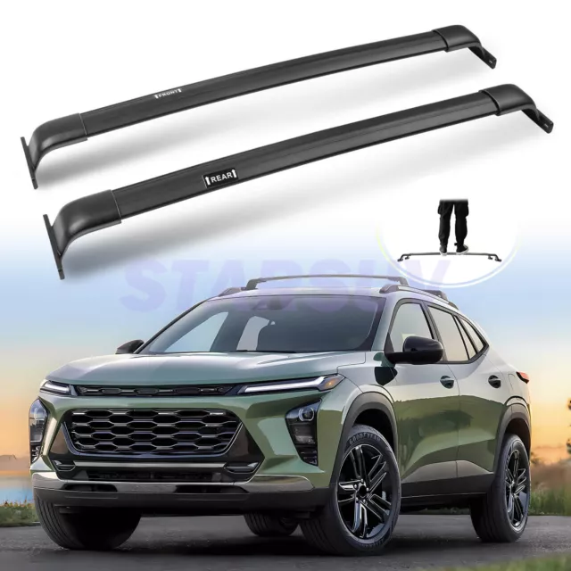 HEAVY DUTY 220LBS Cross Bars for 2024 Chevy Trax Roof Rack Crossbars