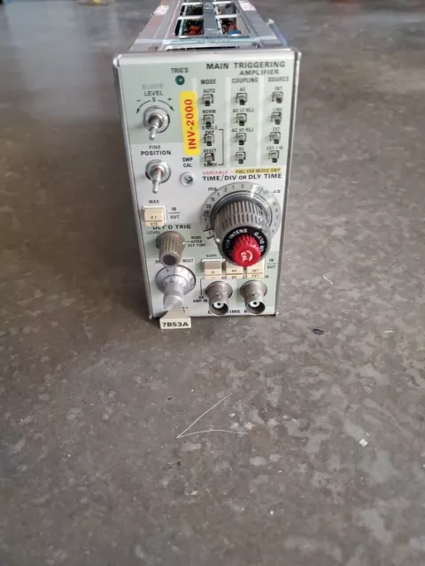 Tektronix 7B53A Dual Time Base Oscilloscope Plug-In Module For Parts (T-105)