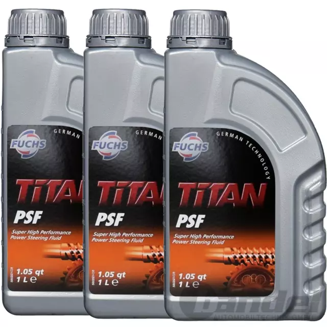 3-Liter FUCHS Titan Psf Zentral-Hydrauliköl Direction Assistée