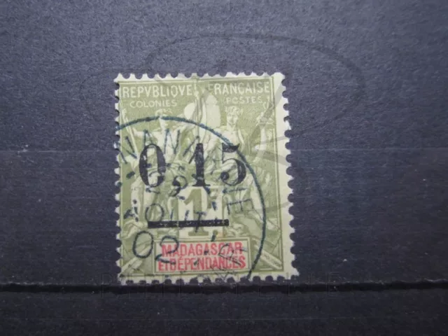 Beau Timbre De Madagascar N° 55