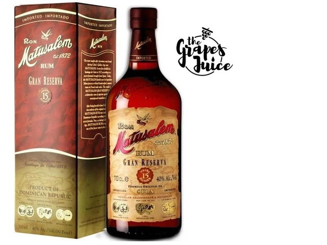 RON MATUSALEM GRAN Reserva 15 Year Old Solera Blender Rum République