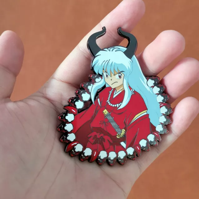 Anime Inuyasha Large-size Limited Metal pin Badge Brooch Manga Gift