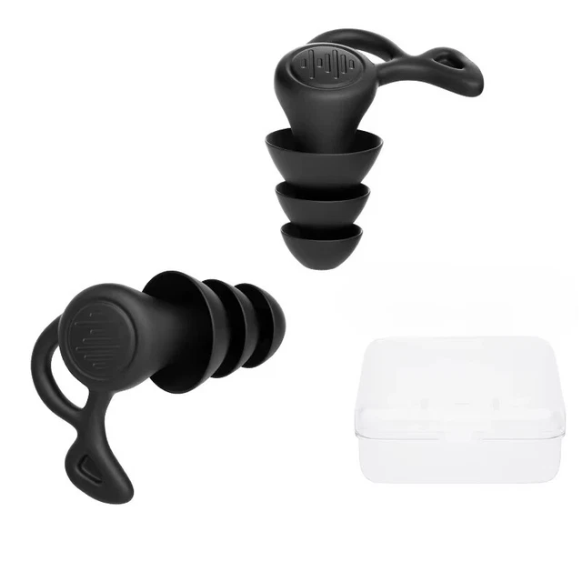 Bouchons D'oreille En Silicone Anti-bruit Réutilisables - Lot De 6, Sans Fil - Neuf En Emballage