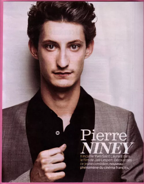 Pierre Niney, Yves Saint Laurent - coupure de presse  - clipping - 2016
