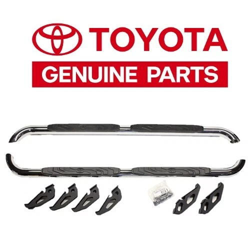TOYOTA GENUINE PARTS 1623 Access Cab Stainless 3" Round Side