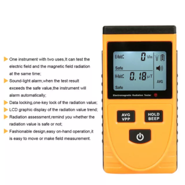 GM3120 Digital Electromagnetic Radiation Detector Meter Dosimeter Counter