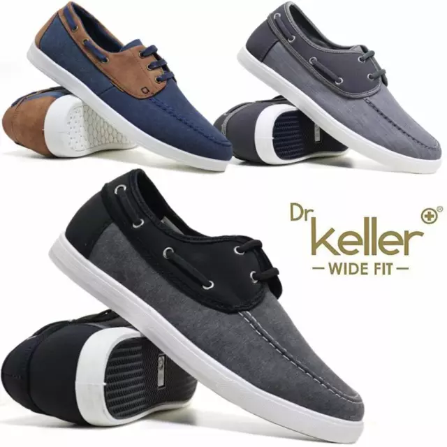 Mens New Lace Up Casual Boat Deck Mocassin Wide Fit Loafers Driving Shoes Size