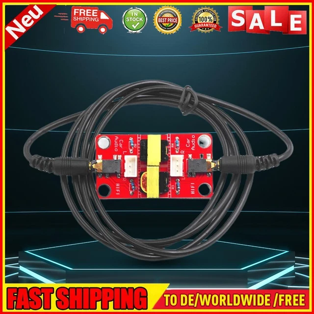 Eujgoov Isolatore Segnale Audio Per Radioamatori - Connettore USB Con Controllo PTT Integrato - Schermatura Ottica