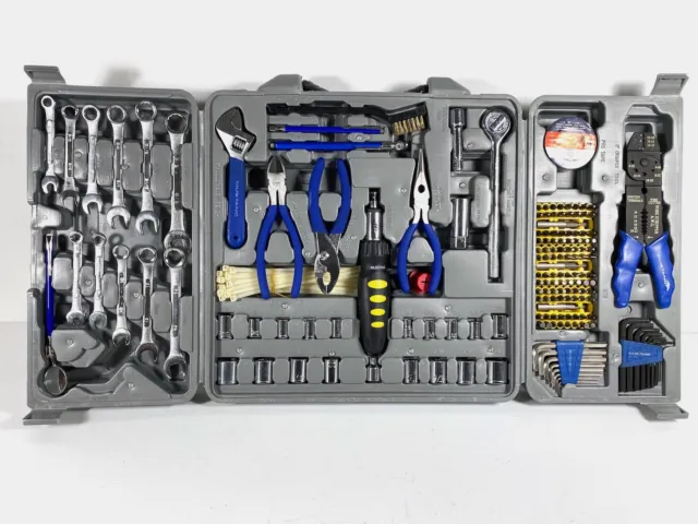 Mustang  Hand Tool Electrical Auto Socket Set ~ 158Pc ~ Hard Case ~  Metric/Sae