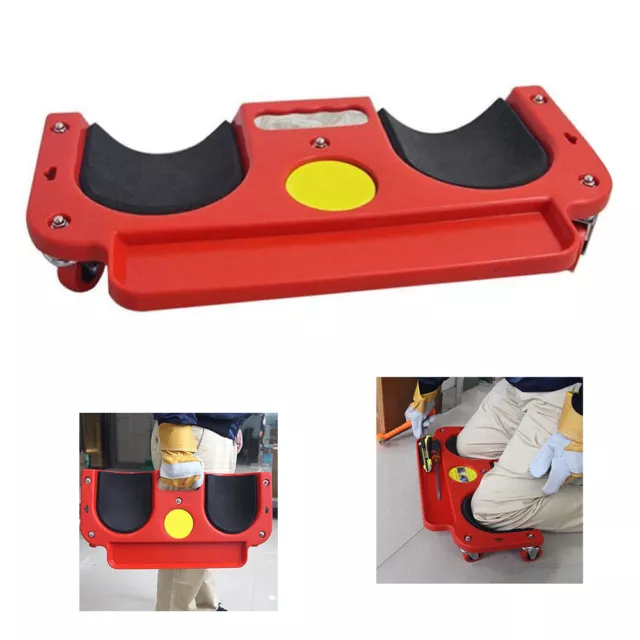 KNEE PAD ROLLING Wheels Padded Knee Creeper for Work Construction Job ...