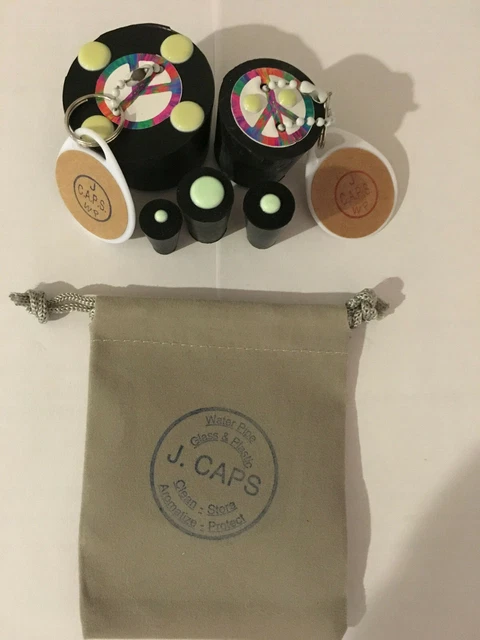CAPS  (For:Cleaning & Storing Bongs )