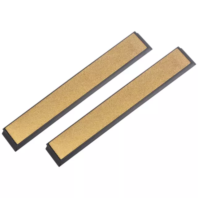 150mm x 20mm 150 Grits Titanium Coated Diamond Whetstone Sharpening Stone 2pcs