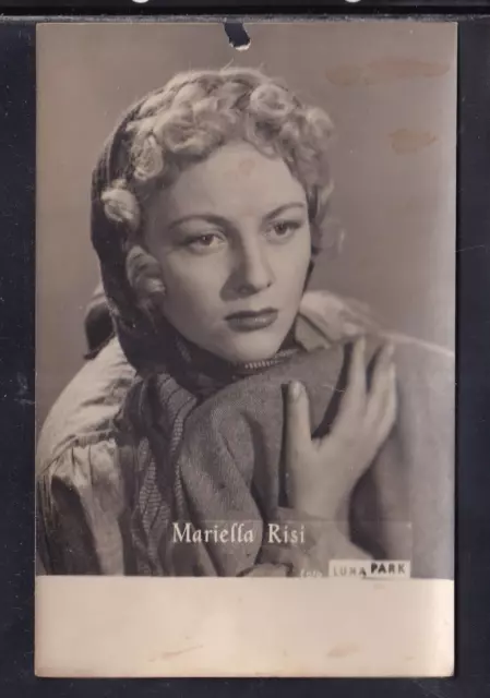 Cartolina Mariella Risi Foto Luna Park KCF39