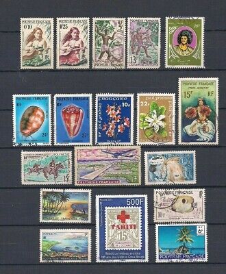 Lot de 8 timbres Fidji neufs et oblitérés 1968 Bamboo raft et Reef fish 