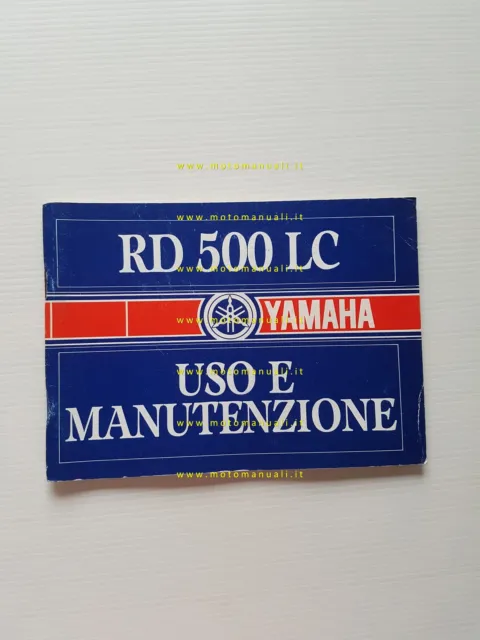 Yamaha RD 500 LC 1985 manuale uso manutenzione libretto originale italiano