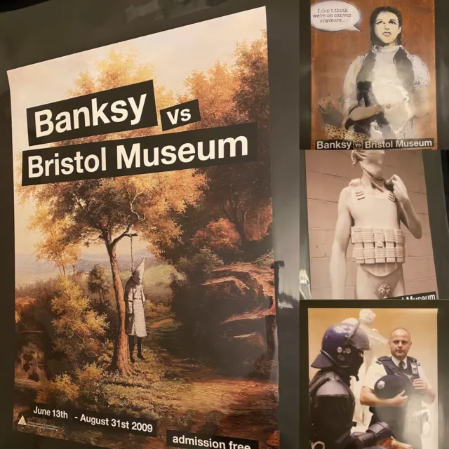 Banksy Vs Bristol Museum Full Set Of Posters In Original Tubes POW 2009