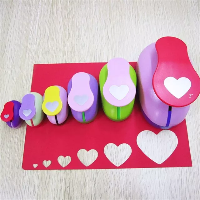 Heart-shaped DIY Embossing Punches Scrapbooking Machine Paper Craft Hole Puncher