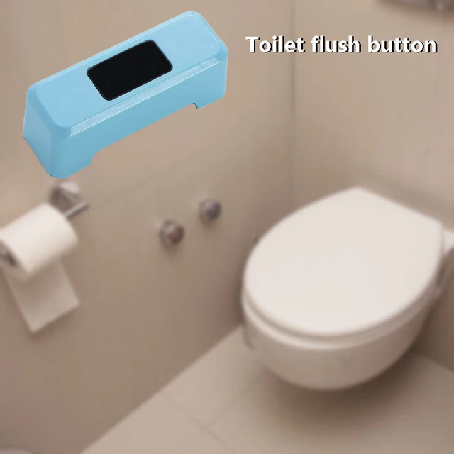 Sensore di scarico WC senza contatto sensore pulsante WC portatile per bagno