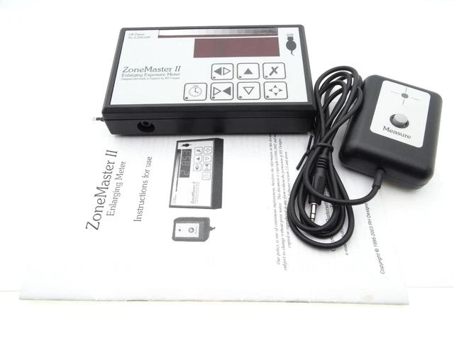 RH Designs Zonemaster II F-Stop Temporizador/Medidor Sensor inc - ¡Simplemente el mejor!